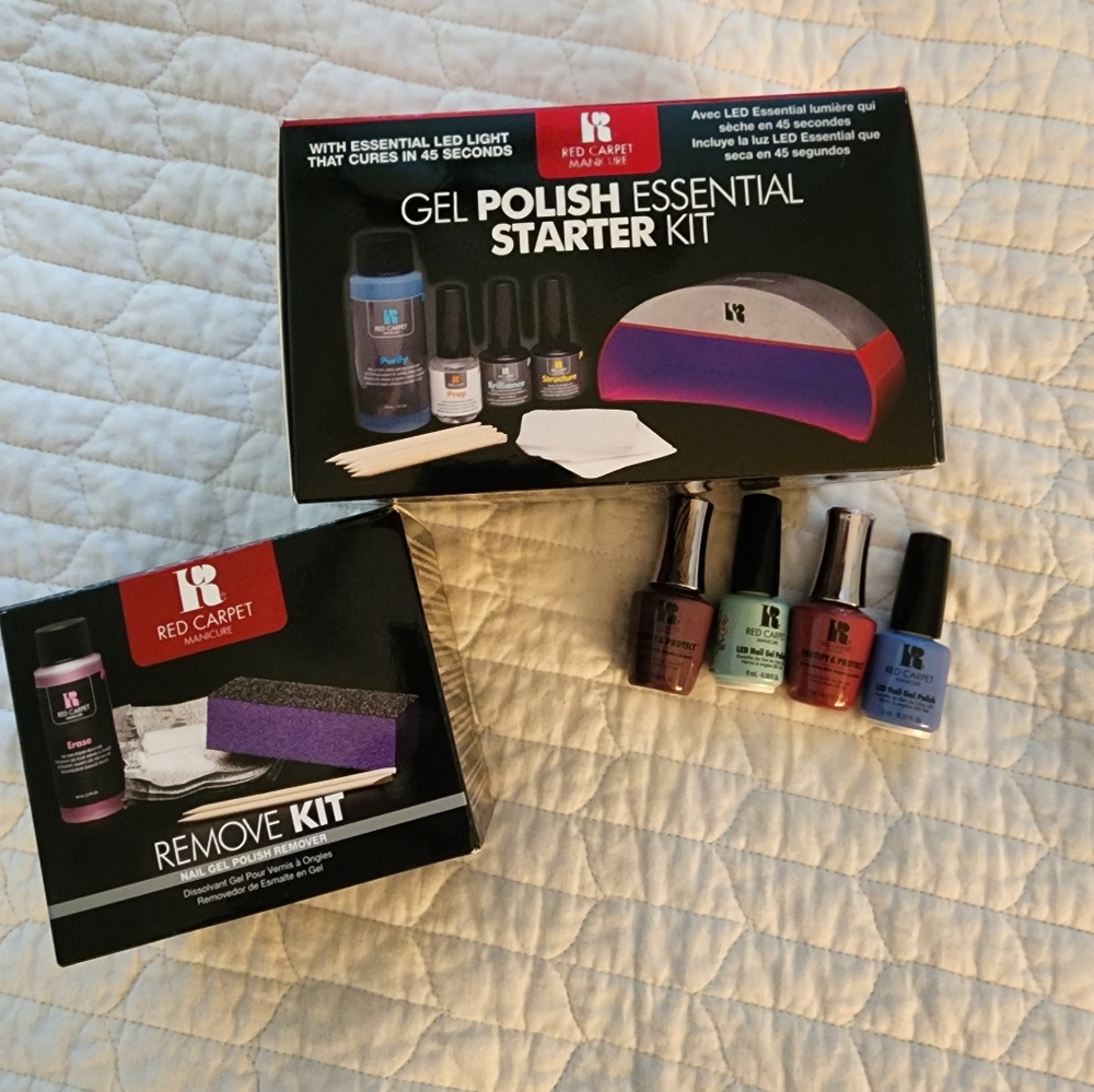 Red Carpet brand Gel nail polish kit